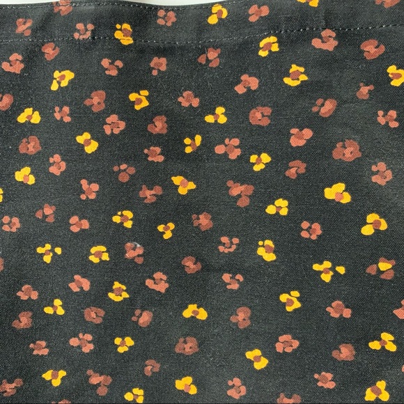 New Madewell black floral tote bag - Picture 2 of 6